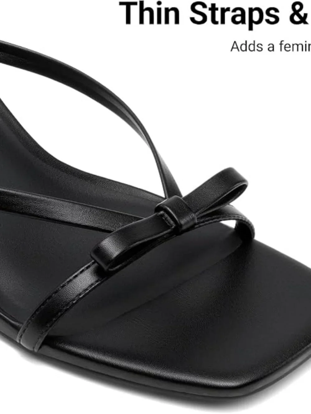 Women’s Comfort Bow Kitten Heel Sandals